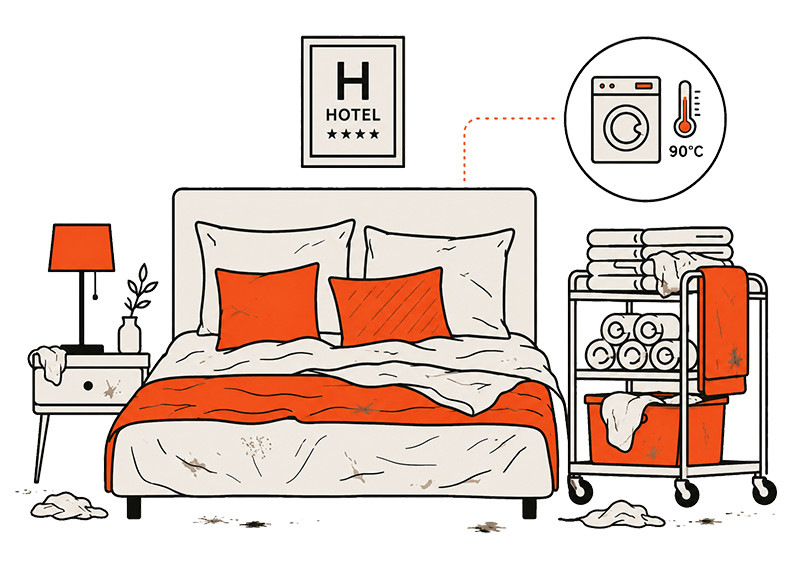 Hotele — przed praniem